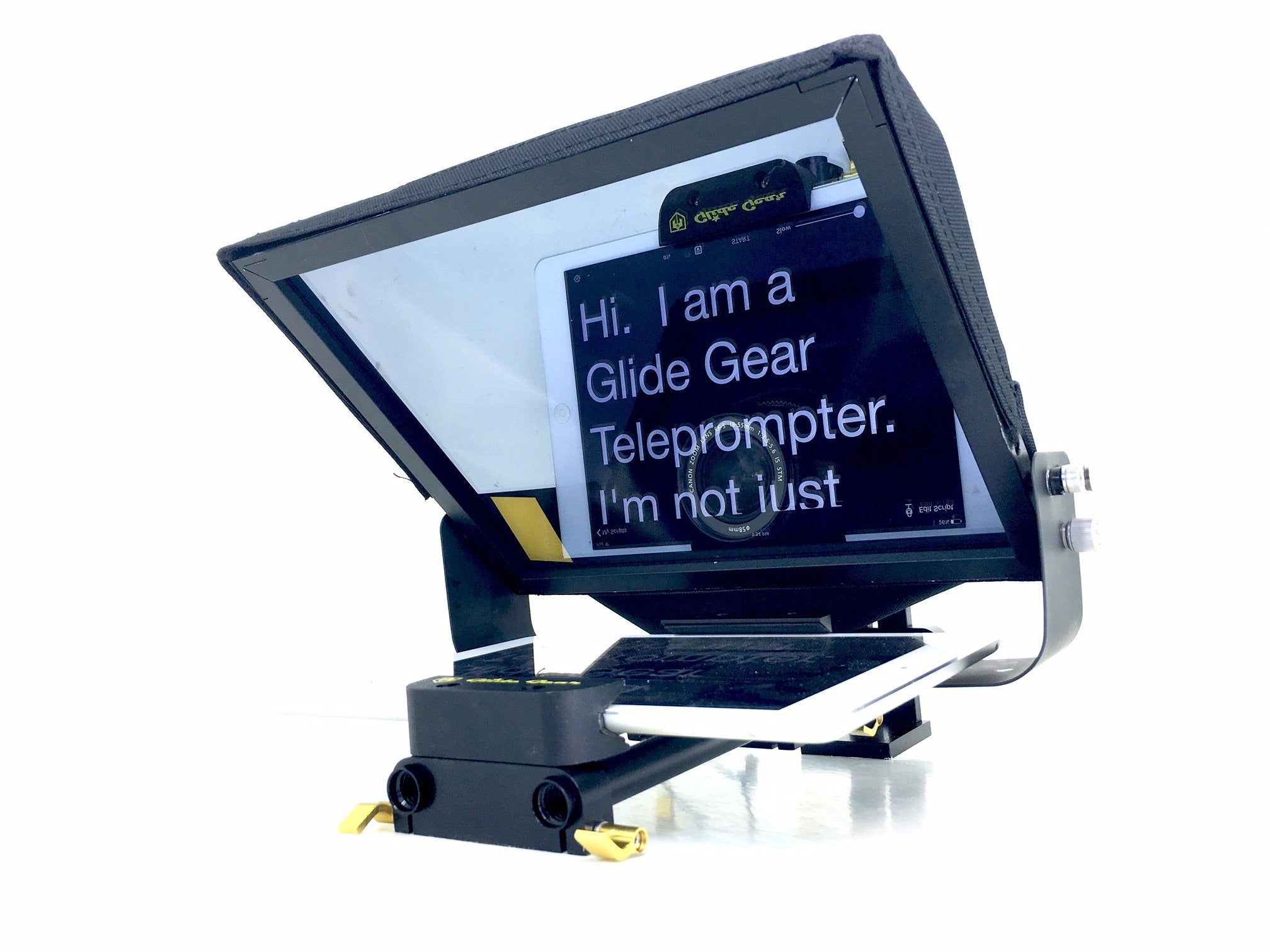 glide gear teleprompter Glide Gear TMP 500 Tripod & Shoulder Mount Teleprompter